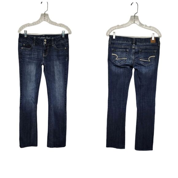 American Eagle Outfitters Denim - AE American Eagle Blue Artist Low Rise Stretch Bootcut Denim Jeans Size 4R